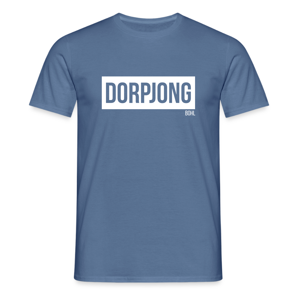T-Shirt | Dorpjong Bohl Klassik | Manns-Lüü - Taubenblau 