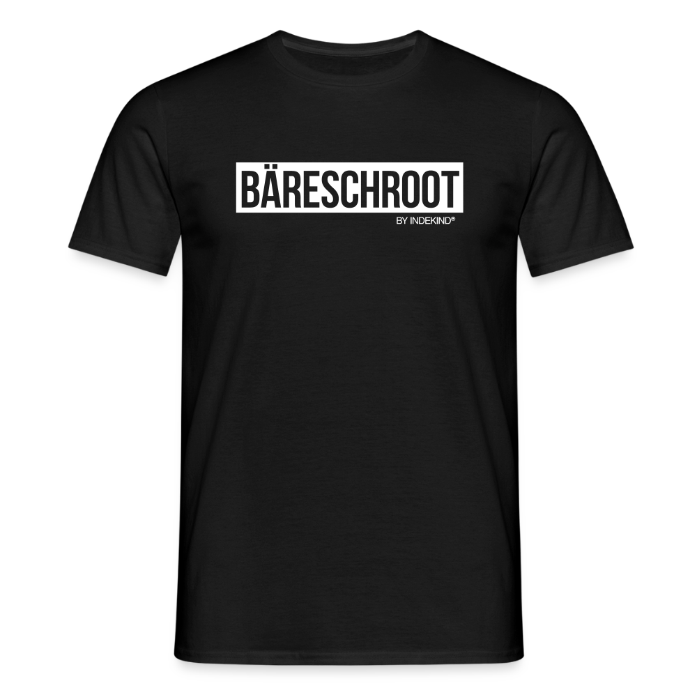 T-Shirt | Bäreschroot Klassik | Manns-Lüü - Schwarz