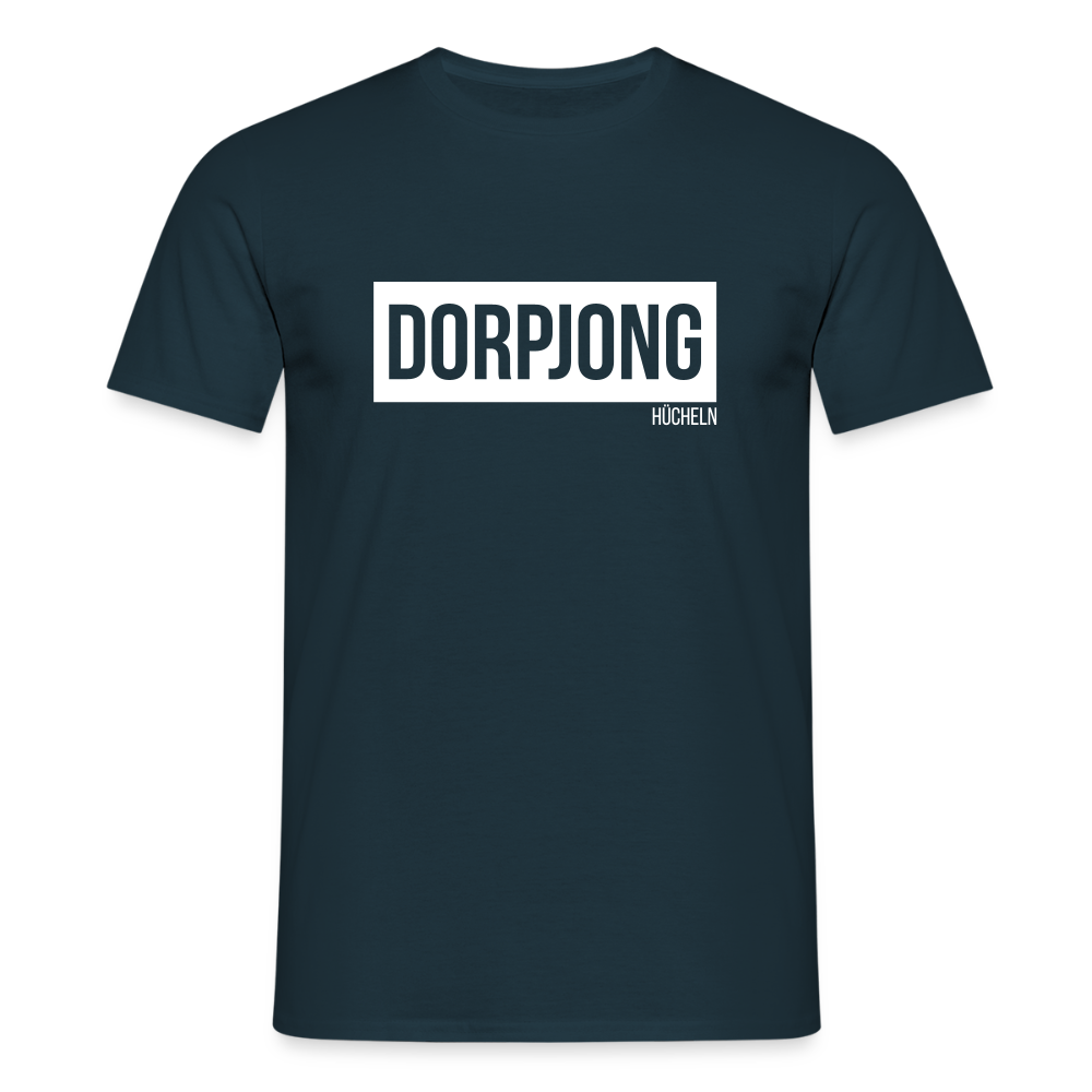 T-Shirt | Dorpjong Hücheln Klassik | Manns-Lüü - Navy