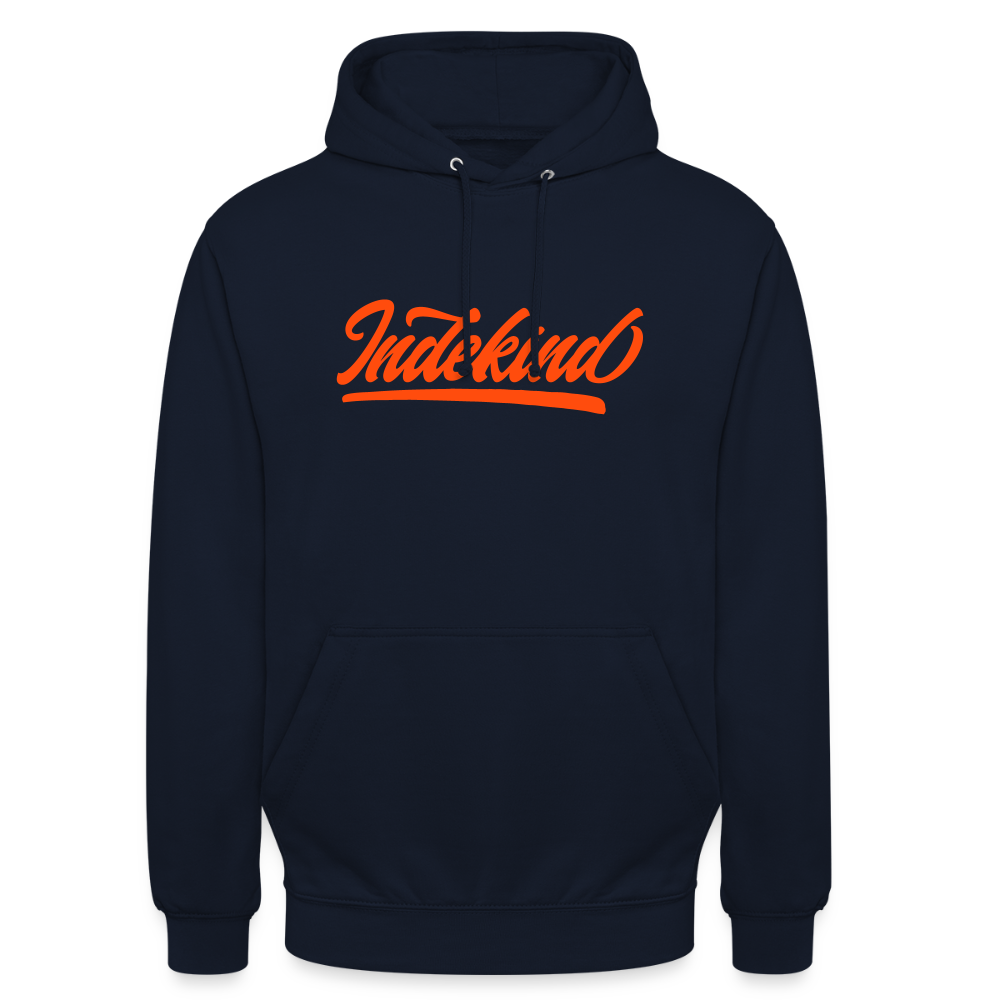Hoodie | Indekind Neon Orange Klassik| Fü allemoole - Navy