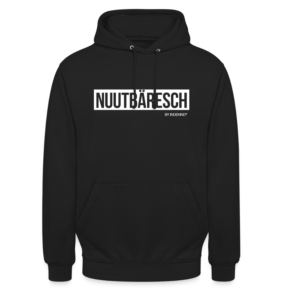 Hoodie | Nuutbäresch Klassik | Fü allemoole - Schwarz
