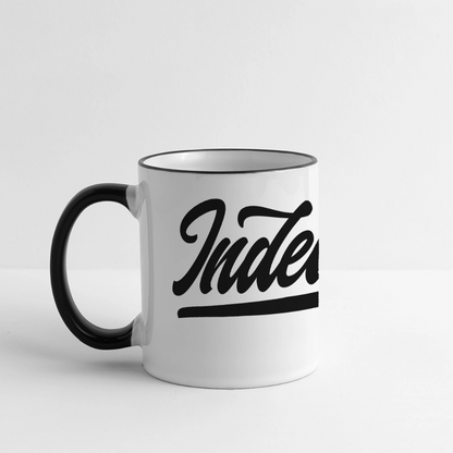 Tasse | Indekind Klassik - Weiß/Schwarz