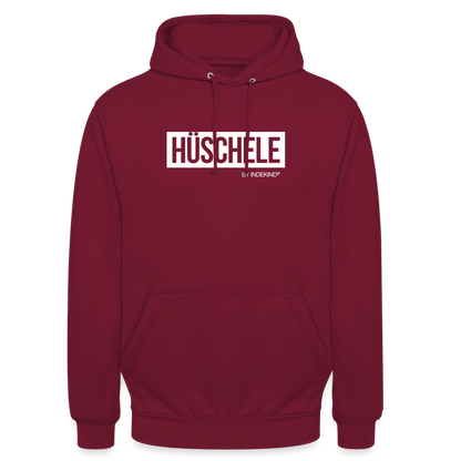 Hoodie | Hüschele Klassik | Fü allemoole - Bordeaux
