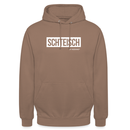 Hoodie | Schteisch Klassik | Fü allemoole - Mokka