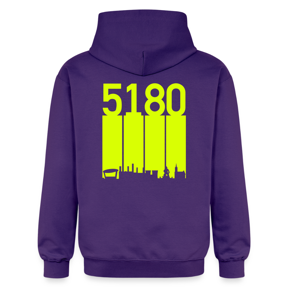 Hoodie | 5180 Skyline | Neon Jael | Fü allemoole - Lila
