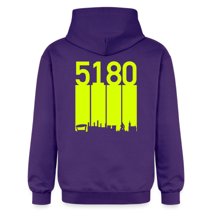 Hoodie | 5180 Skyline | Neon Jael | Fü allemoole - Lila