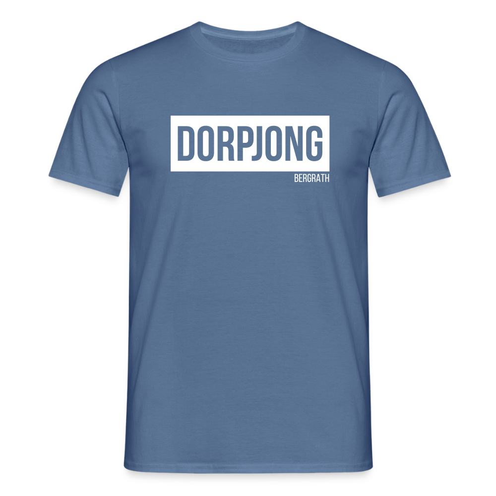 T-Shirt | Dorpjong Bergrath Klassik | Manns-Lüü - Taubenblau 