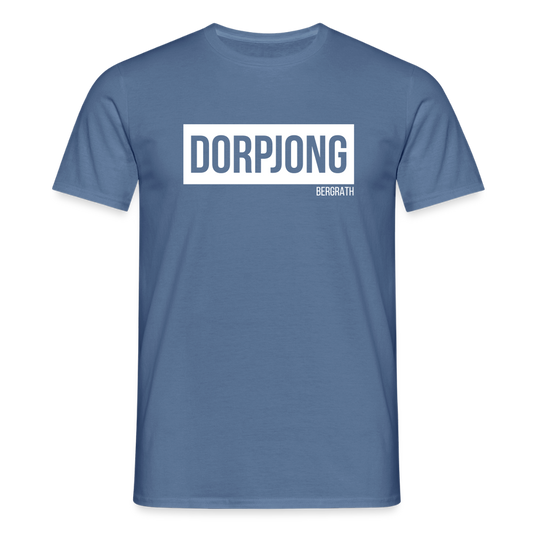 T-Shirt | Dorpjong Bergrath Klassik | Manns-Lüü - Taubenblau 