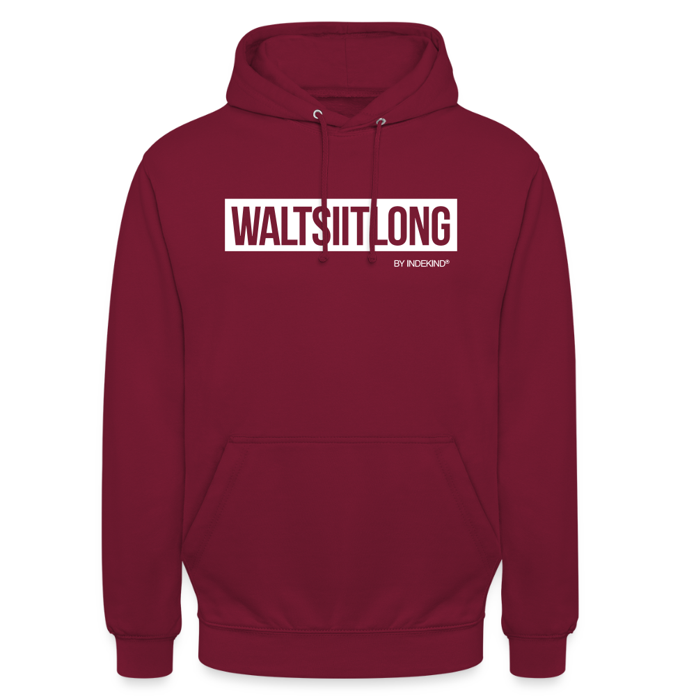 Hoodie | Waltsiitlong Klassik | Fü allemoole - Bordeaux