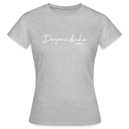 T-Shirt | Dorpmädsche Hücheln Klassik | Mädsche - Grau meliert