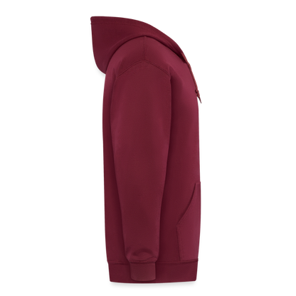 Zipper | Indekind Premium | Herz-Logo | Fü allemoole - Maroon