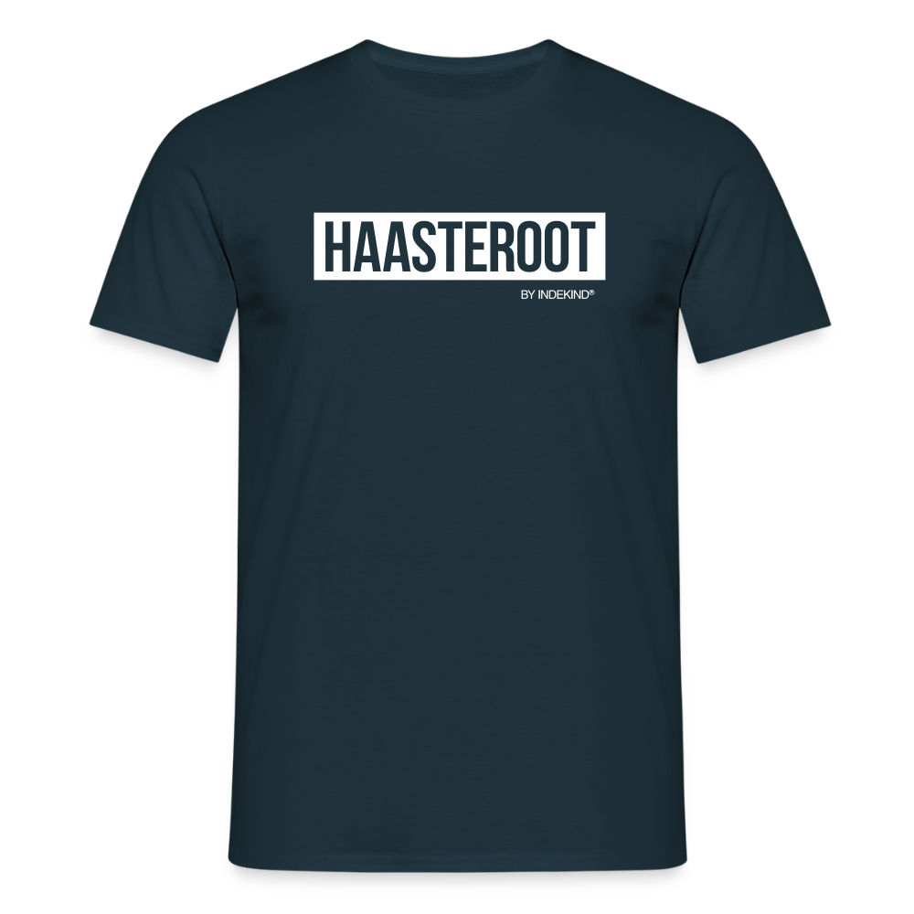 T-Shirt | Haasteroot Klassik | Manns-Lüü - Navy