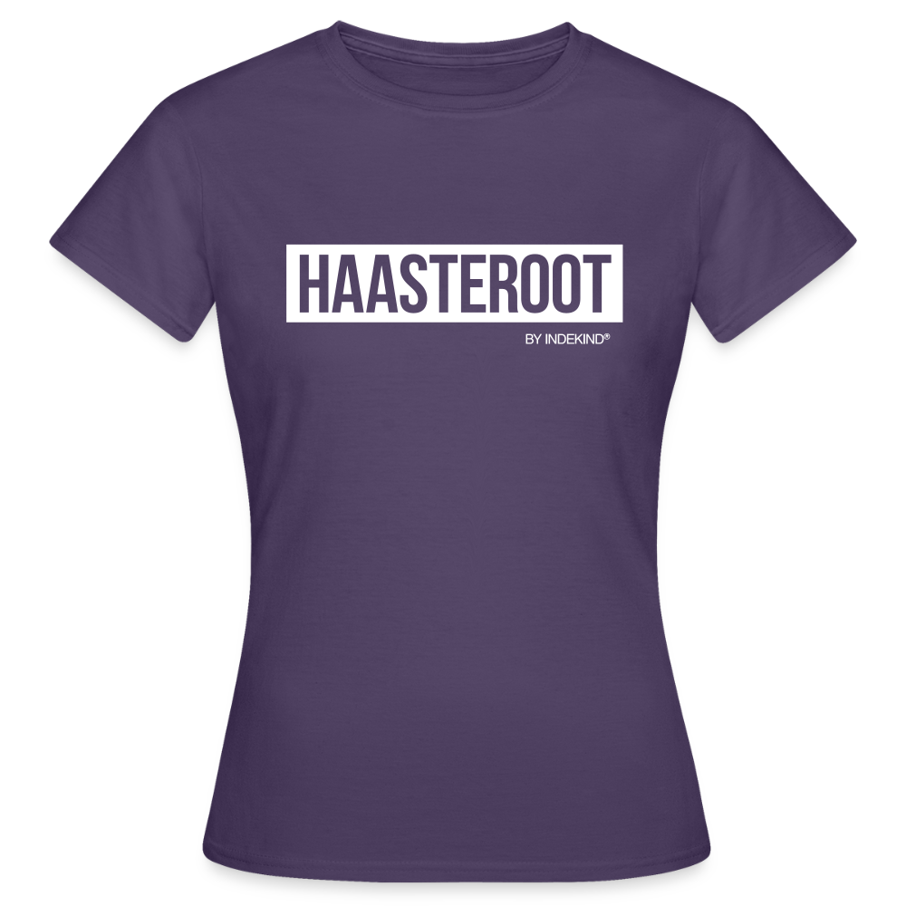 T-Shirt | Haasteroot Klassik | Mädsche - Dunkellila