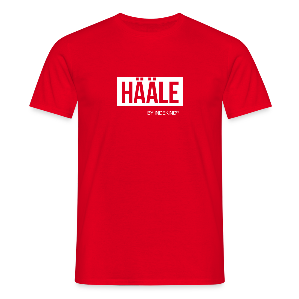 T-Shirt | Hääle Klassik | Manns-Lüü - Rot