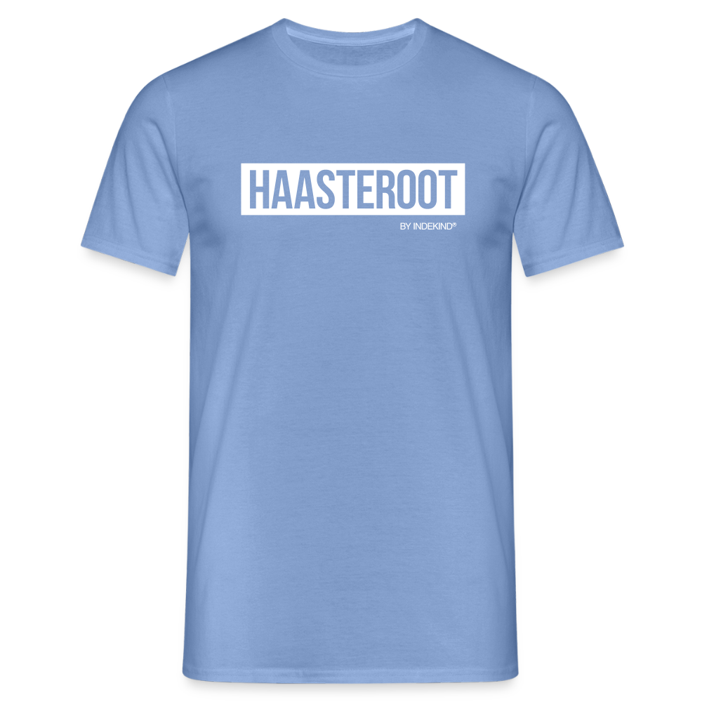 T-Shirt | Haasteroot Klassik | Manns-Lüü - Carolina Blue