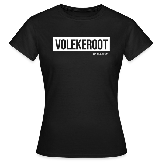 T-Shirt | Volekeroot Klassik | Mädsche - Schwarz