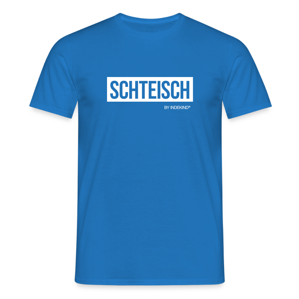 T-Shirt | Schteisch Klassik | Manns-Lüü - Royalblau