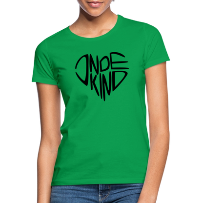T-Shirt | Indekind Premium | Herz-Logo | Mädsche - Kelly Green