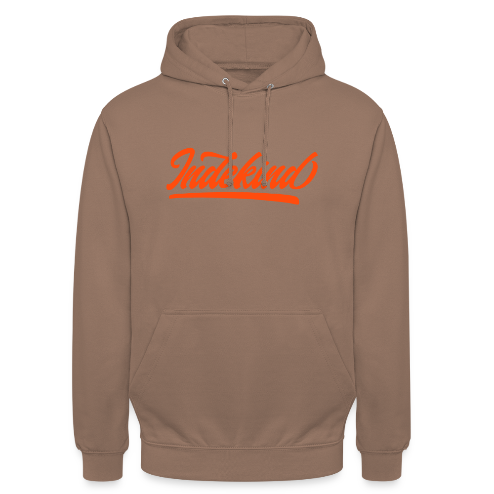 Hoodie | Indekind Neon Orange Klassik| Fü allemoole - Mokka