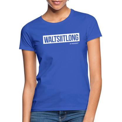 T-Shirt | Waltsiitlong Klassik | Mädsche - Royalblau