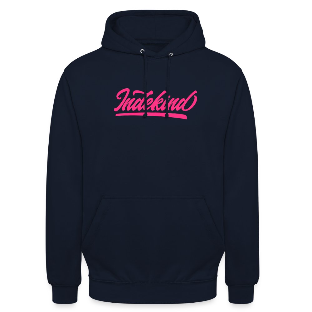 Hoodie | Indekind Neon Pink Klassik | Fü allemoole - Navy