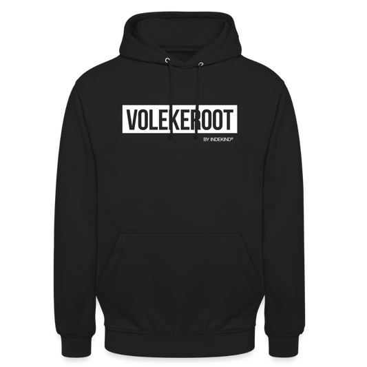 Hoodie | Volekeroot Klassik | Fü allemoole - Schwarz