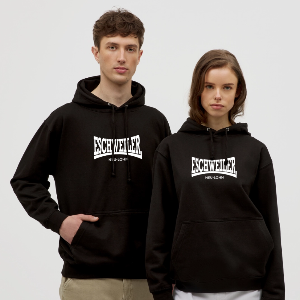 Statement-Hoodie | Neu-Lohn | Fü allemoole - Schwarz