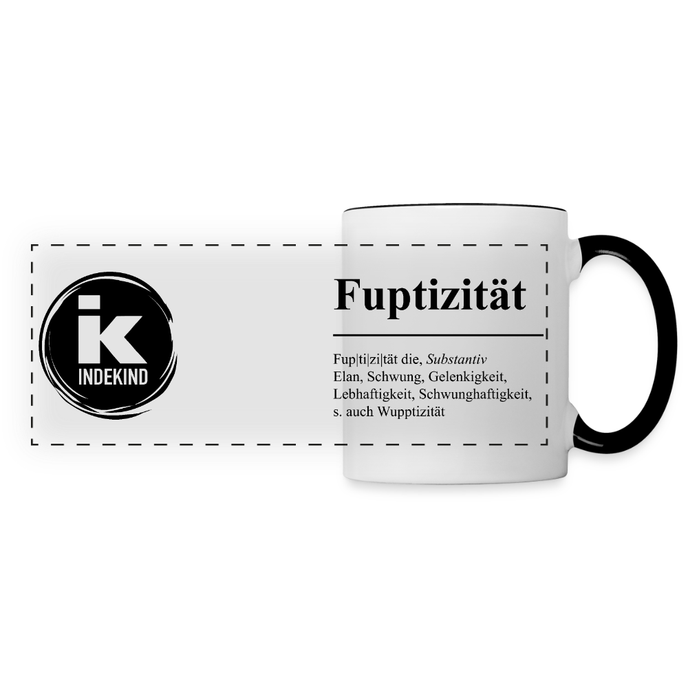 Tasse | Eischwiele Platt | Fuptizität - Weiß/Schwarz