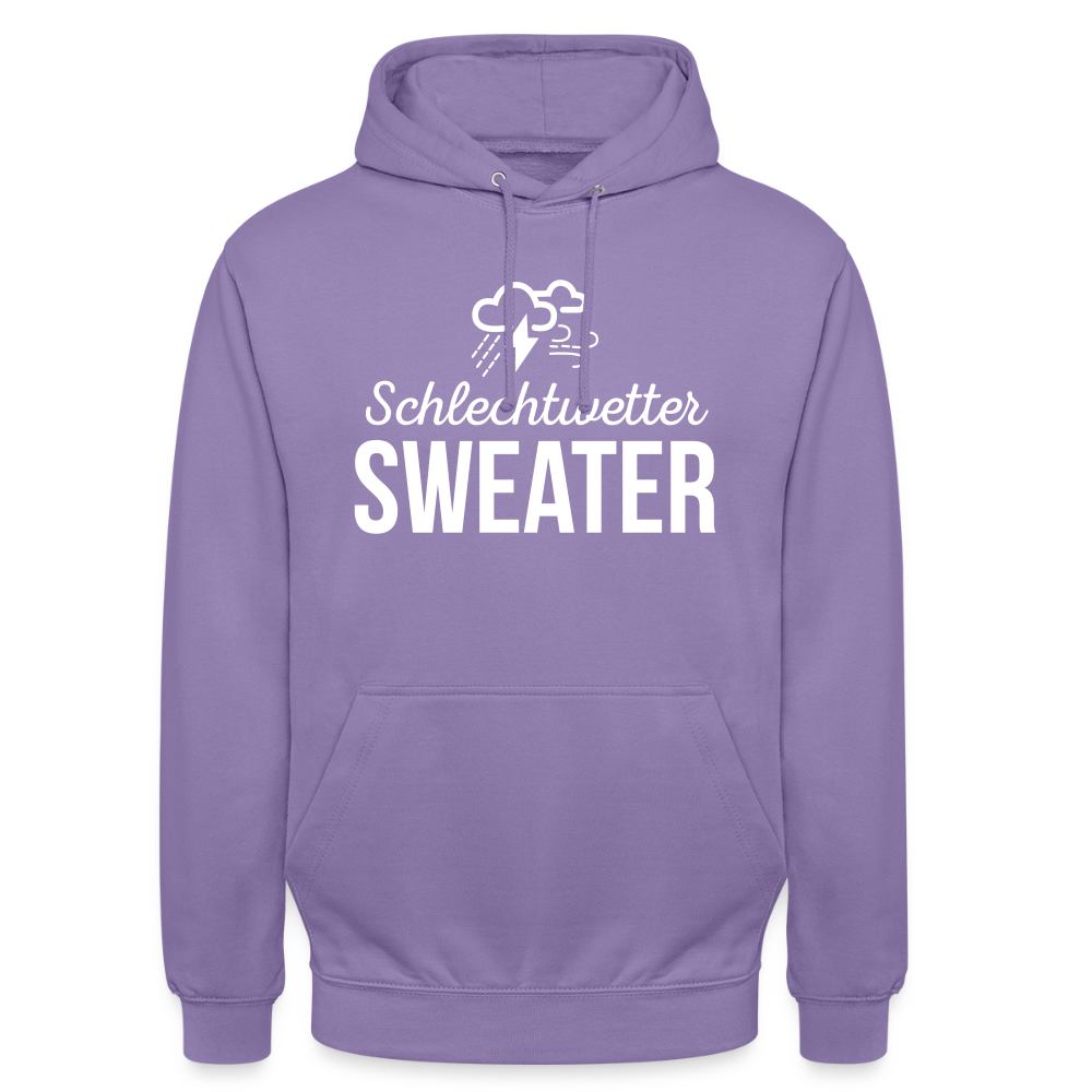 Hoodie | Schlechtwetter Sweater | Fü allemoole - Lavendel