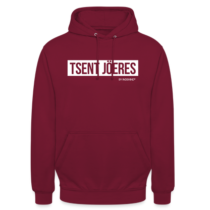 Hoodie | Tsent Jöeres Klassik | Fü allemoole - Bordeaux
