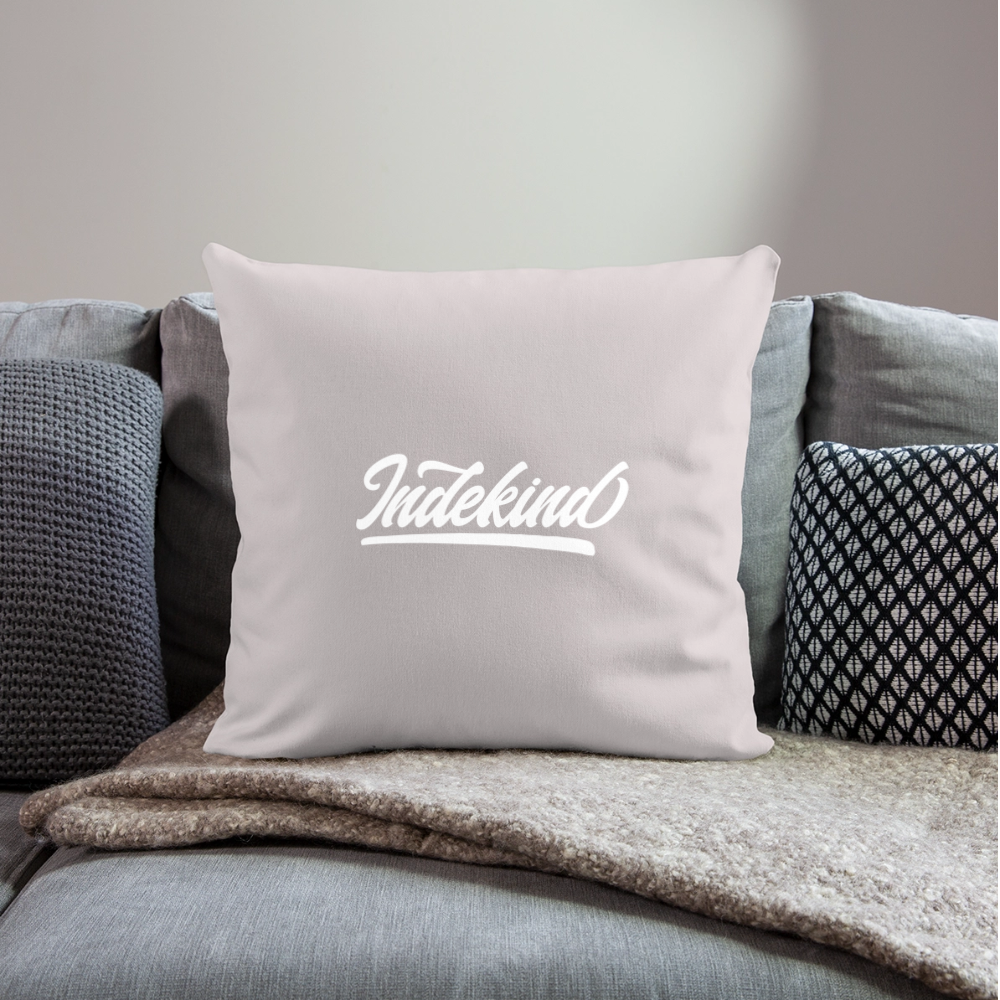 Sofakissen mit Füllung | Indekind Klassik | 44 x 44 cm - helles Taupe