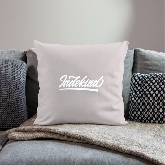 Sofakissen mit Füllung | Indekind Klassik | 44 x 44 cm - helles Taupe