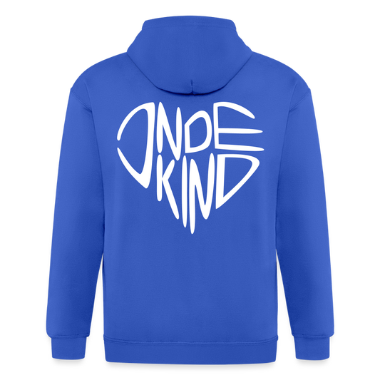 Zipper | Indekind Premium | Herz-Logo | Fü allemoole - Königsblau