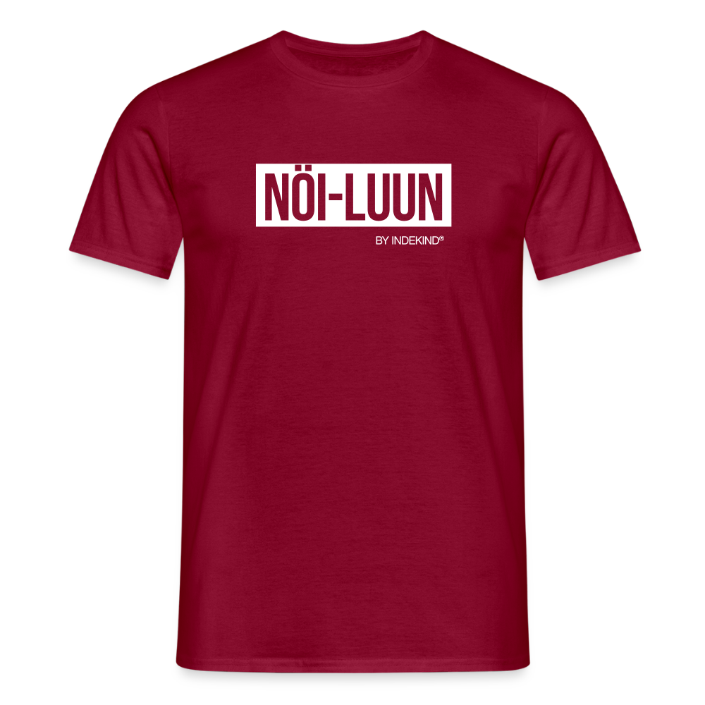 T-Shirt | Nöi-Luun Klassik | Manns-Lüü - Ziegelrot