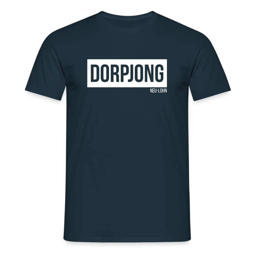 T-Shirt | Dorpjong Neu-Lohn Klassik | Manns-Lüü - Navy