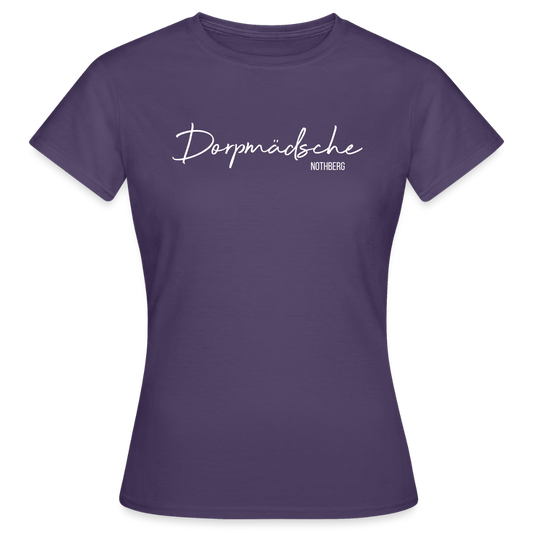 T-Shirt | Dorpmädsche Nothberg Klassik | Mädsche - Dunkellila