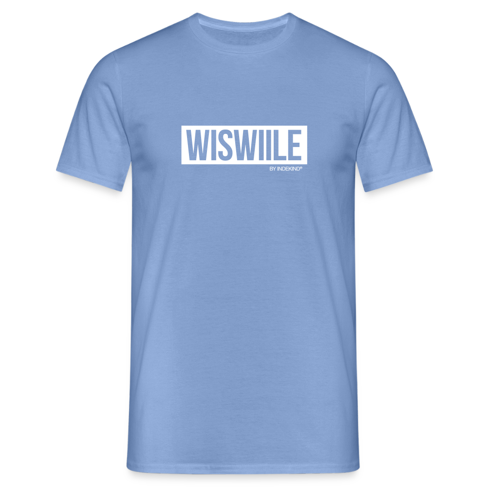 T-Shirt | Wiswiile Klassik | Manns-Lüü - carolina blue