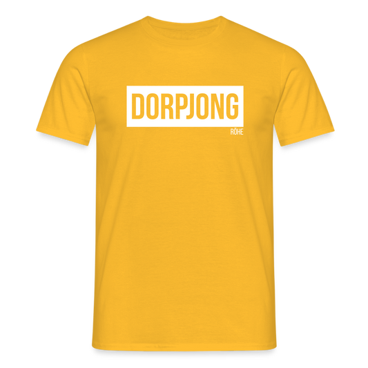 T-Shirt | Dorpjong Röhe Klassik | Manns-Lüü - Gelb