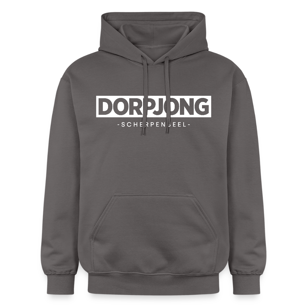 Hoodie | Dorpjong Scherpenseel Premium | Manns-Lüü - Dunkelgrau