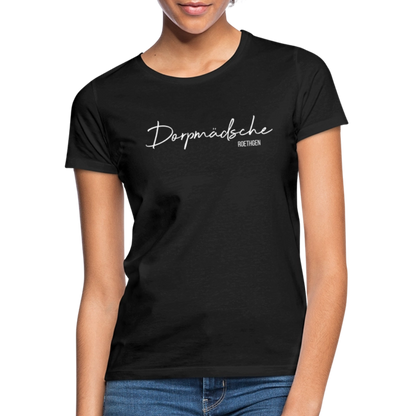 T-Shirt | Dorpmädsche Roethgen Klassik | Mädsche - Schwarz