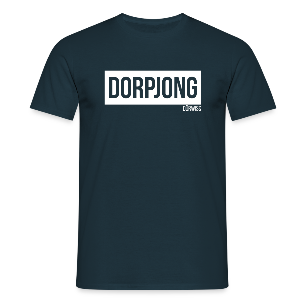 T-Shirt | Dorpjong Dürwiss Klassik | Manns-Lüü - Navy