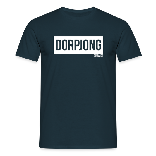 T-Shirt | Dorpjong Dürwiss Klassik | Manns-Lüü - Navy