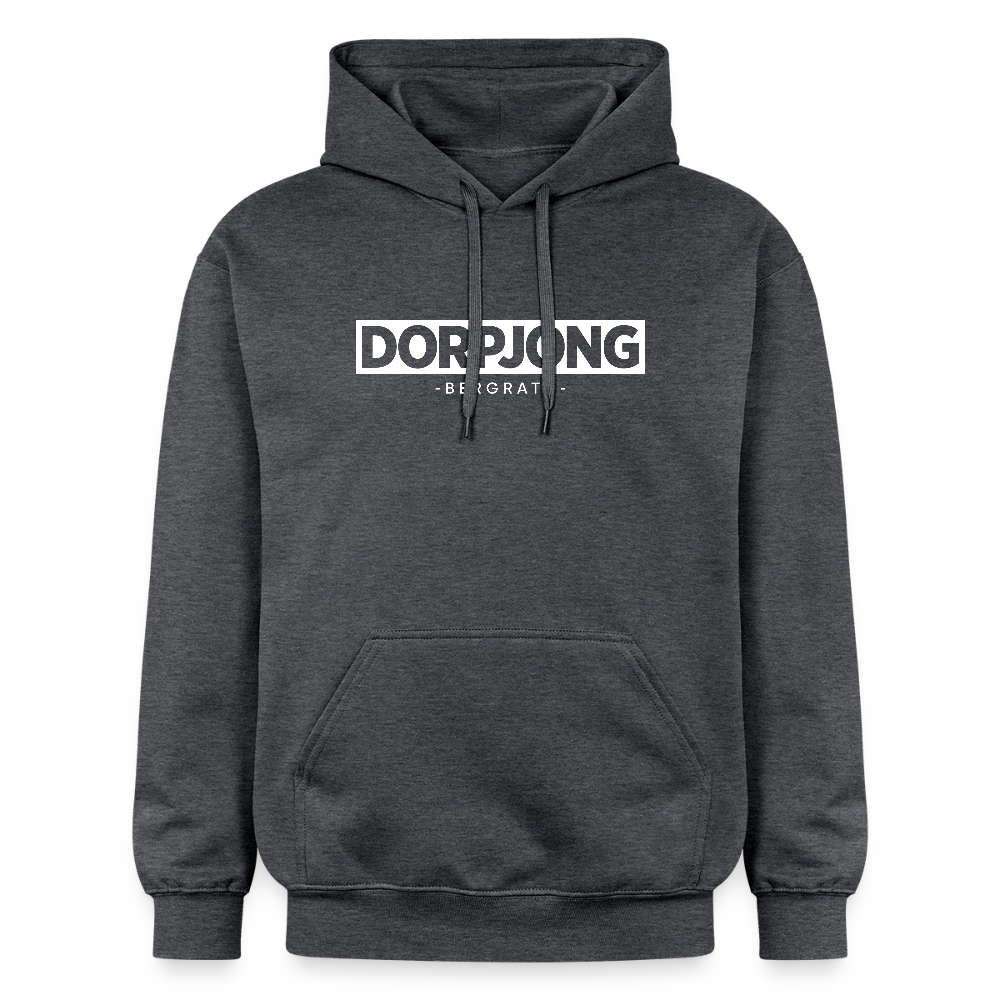 Hoodie | Dorpjong Bergrath Premium | Manns-Lüü - Dunkelgrau meliert