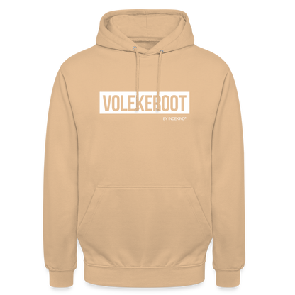Hoodie | Volekeroot Klassik | Fü allemoole - Pfirsich
