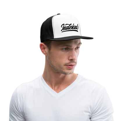 Trucker Cap  | Indekind Klassik - Weiß/Schwarz