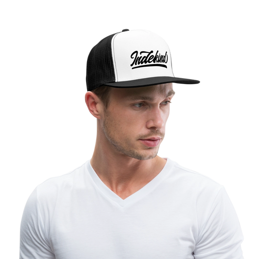 Trucker Cap  | Indekind Klassik - Weiß/Schwarz