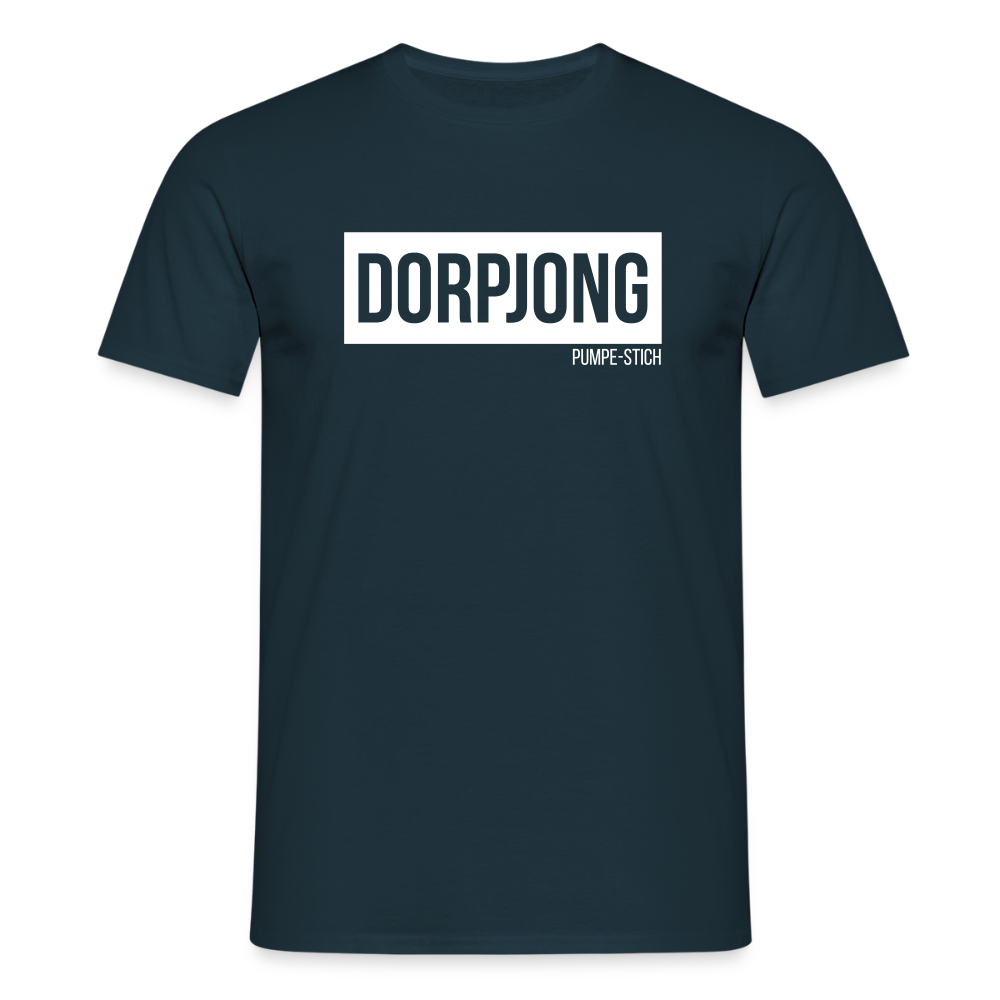 T-Shirt | Dorpjong Pumpe-Stich Klassik | Manns-Lüü - Navy