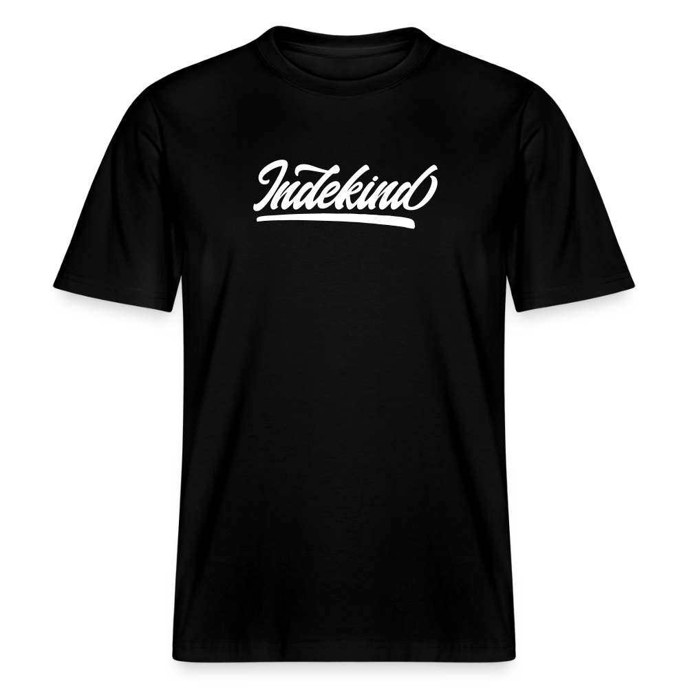 T-Shirt | Indekind Klassik | Manns-Lüü | Organic - Schwarz