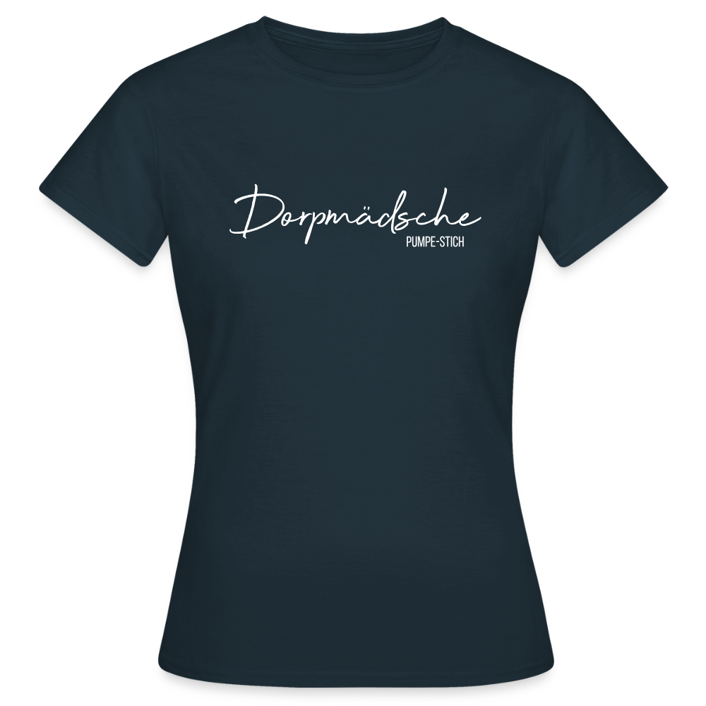 T-Shirt | Dorpmädsche Pumpe-Stich Klassik | Mädsche - Navy
