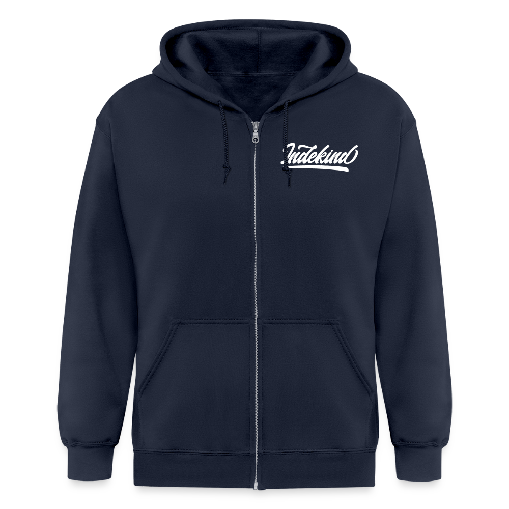Zipper | Indekind Premium | Herz-Logo | Fü allemoole - Navy